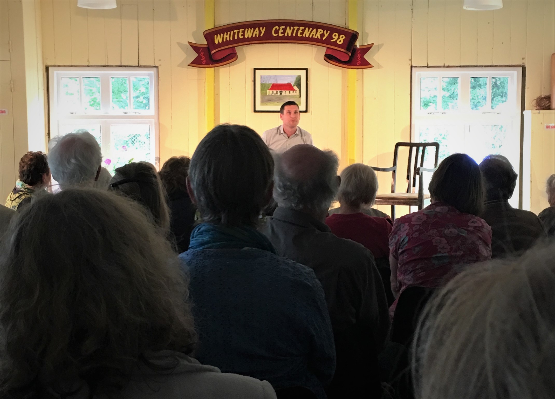 Speaking at Whiteway